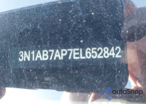 2014 Nissan Sentra Sr из США, поврежденный, VIN 3N1AB7AP7EL652842